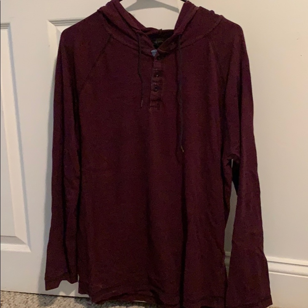 Quarter-Button Hoodie